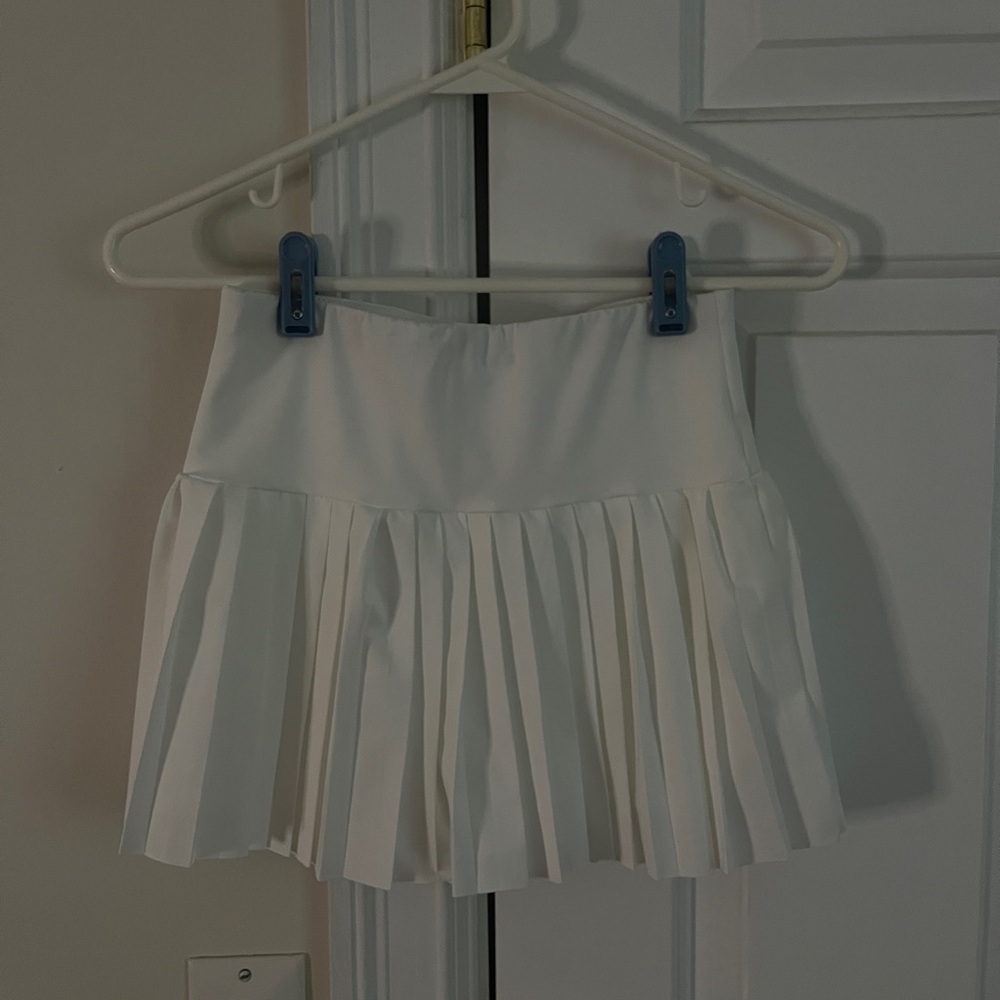 White Pleated Tennis Skirt/Skort
